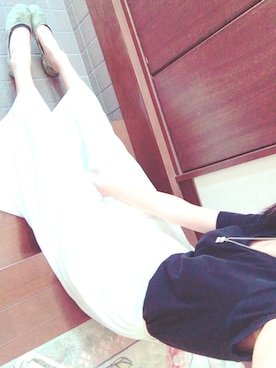 「rps（アールピーエス）のアイテム（シューズ）」を使った、Sさん（レディース・170cm）の夏コーディネート