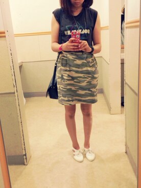 SAKIYUIさん（レディース・162cm）の夏コーディネート