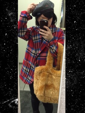 「OZOC（オゾック）のアイテム（テーラードジャケット）」を使った、YUKOLINさん（レディース・148cm）の秋コーディネート