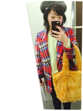 「アイテム（ブーティ）」を使った、YUKOLINさん（レディース・148cm・20代）の秋コーディネート