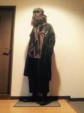 「アイテム（その他アウター）」を使った、Senosanさん（メンズ・166cm・20代）の冬コーディネート