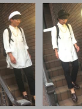 「アイテム（ハンチング/ベレー帽）」を使った、maaaaaaboyさん（メンズ・167cm・10代）の夏コーディネート