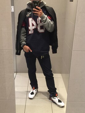 「HUF（ハフ）のアイテム（その他）」を使った、学習卵さん（メンズ・170cm）の春コーディネート