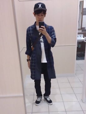 「CLUCT（クラクト）のアイテム（パンツ）」を使った、みずさん（メンズ・173cm）の冬コーディネート