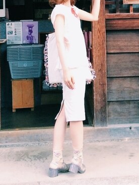 「D-due（ディ・ドゥエ）のアイテム」を使った、niaowさん（レディース・155cm）の冬コーディネート