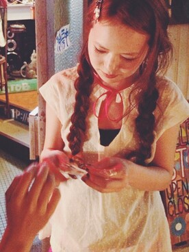 「D-due（ディ・ドゥエ）のアイテム」を使った、niaowさん（レディース・155cm）の冬コーディネート