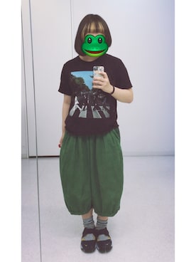 「足袋靴下」｜たて○さん（レディース・151cm）の夏コーディネート