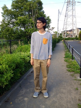 「だらっと感」｜d5さん（メンズ・179cm）の春コーディネート