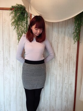 「チドリ柄」｜「アイテム（その他）」を使った、Myaさん（レディース・168cm）の秋コーディネート