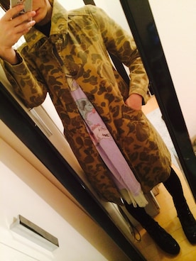「Education from Youngmachines（エデュケーションフロムヤングマシーン）のアイテム」を使った、namleさん（レディース・162cm）の冬コーディネート