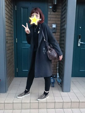 「ネコちゃん」｜まーはむさん（レディース・165cm）の冬コーディネート