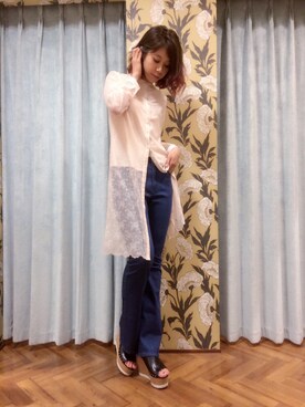 Harei Arakawaさん（レディース・168cm）の夏コーディネート