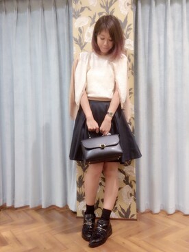 Harei Arakawaさんの「フレアボリュームスカート」を使ったコーディネート