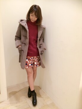 「Supreme.La.La.（シュープリームララ）のアイテム（その他アウター）」を使った、Harei Arakawaさん（レディース・168cm）の秋コーディネート