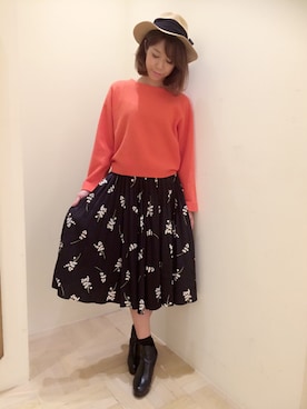 Harei Arakawaさん（レディース・168cm）の秋コーディネート