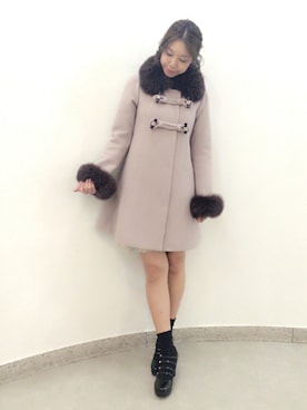 「Supreme.La.La.（シュープリームララ）のアイテム（その他アウター）」を使った、Harei Arakawaさん（レディース・168cm）の秋コーディネート