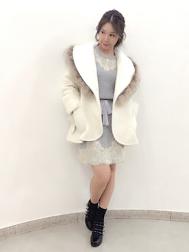 「Supreme.La.La.（シュープリームララ）のアイテム（その他アウター）」を使った、Harei Arakawaさん（レディース・168cm）の秋コーディネート