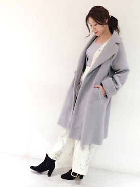 「Supreme.La.La.（シュープリームララ）のアイテム（その他アウター）」を使った、Harei Arakawaさん（レディース・168cm）の秋コーディネート
