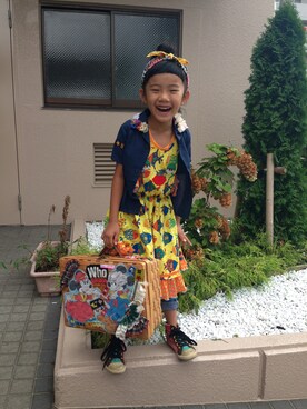 かりなさん（キッズ・120cm）の夏コーディネート