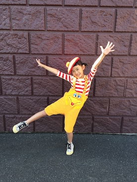 かりなさん（キッズ・123cm）の秋コーディネート