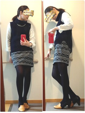 「アイテム（ピアス（両耳用））」を使った、ンディパヤ ストーンさん（レディース・155cm・30代）の春コーディネート