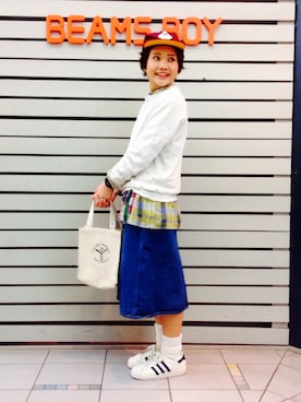 「スウェット×シャツ」｜tomoyosonodaさん（レディース・158cm・20代）の冬コーディネート