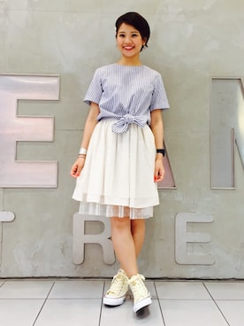 tomoyosonodaさん（レディース・158cm）の春コーディネート