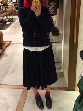 ゆみたさん(レディース・160cm)の冬コーディネート