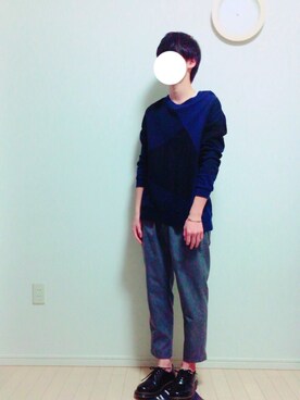 「Dr. Martens（ドクターマーチン）のDr.Martens (ドクターマーチン)/1461 3EYE GIBSON SHOES（その他シューズ）」を使った、なぎささん（メンズ・171cm）の秋コーディネート