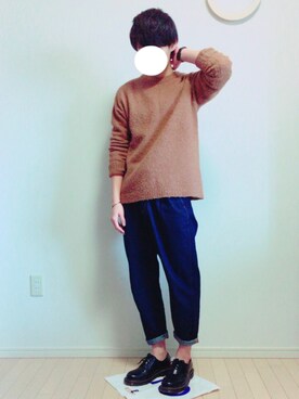 「Dr. Martens（ドクターマーチン）のDr.Martens (ドクターマーチン)/1461 3EYE GIBSON SHOES（その他シューズ）」を使った、なぎささん（メンズ・171cm）の秋コーディネート