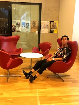 「JACOB JENSEN（ヤコブイェンセン）のアイテム」を使った、umisuzume_さん（メンズ・172cm）の夏コーディネート
