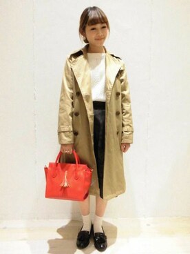 「LEPSIM（レプシィム）のアイテム（その他）」を使った、kaoさん（レディース・153cm）の冬コーディネート
