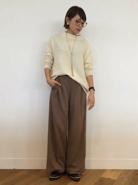 「ブークレー」｜kaoさん（レディース・153cm）の秋コーディネート