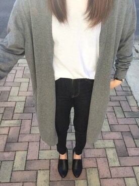 ぽちゃんさん（レディース・160cm）の秋コーディネート