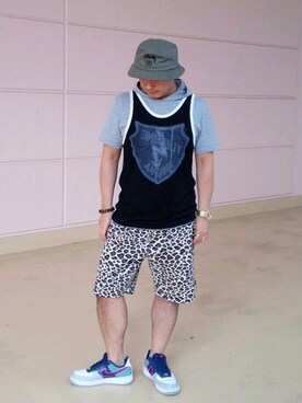 ポッシュさん（メンズ・166cm）の夏コーディネート