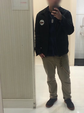 「Subciety（サブサエティ）のアイテム（ブルゾン）」を使った、りょーすけさん（メンズ・171cm）の冬コーディネート