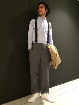BOYCOTT 阪急MEN'S OSAKA店 スタッフさん（メンズ・173cm）の秋コーディネート