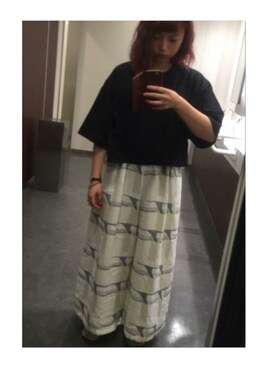 「sneeuw（スニュウ）のアイテム（パンツ）」を使った、洋服が好きな人。さん（レディース・154cm）の秋コーディネート