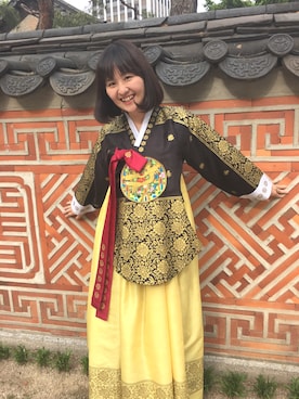 「民族衣装」｜「アイテム（その他）」を使った、simlyさん（レディース・170cm）の春コーディネート