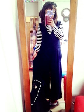 「Daniel Wellington（ダニエルウェリントン）の【Daniel Wellington】レザーバンド３６ＭＭ（アナログ腕時計）」を使った、ドラえもんさん（レディース・148cm）の春コーディネート