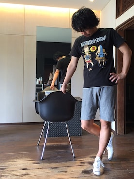 「ビーバスアンドバットヘッド」｜casa2011さん（メンズ・175cm）の夏コーディネート