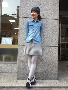 「着やせコーデ」｜「アイテム（その他）」を使った、natsukiさん（レディース・165cm）の春コーディネート