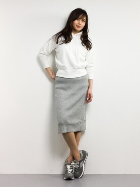 「A part by（アパートバイ）のアイテム（パーカー）」を使った、manami 16さん（レディース・163cm）の春コーディネート