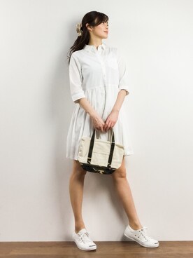 「ANOTHER BRANCH（アナザーブランチ）のアイテム（ワンピース/ドレス）」を使った、manami 16さん（レディース・163cm）の春コーディネート