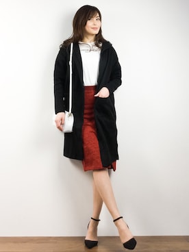 「ILIMA（イリマ）のアイテム（パンプス）」を使った、manami 16さん（レディース・163cm）の春コーディネート