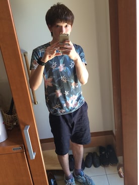 「ジャパンブルー」｜「アイテム（アナログ腕時計）」を使った、nagatoさん（メンズ・174cm）の夏コーディネート