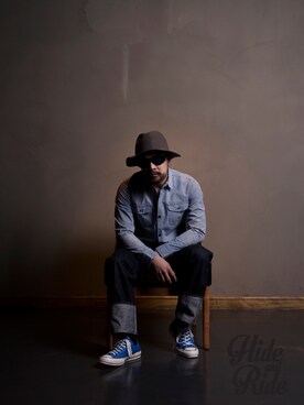 「hat」｜hideandrideさん（メンズ・168cm）の春コーディネート