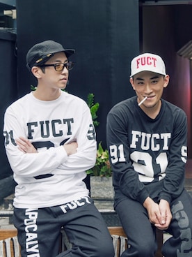 「FUCT」｜hideandrideさん（メンズ・177cm）の秋コーディネート