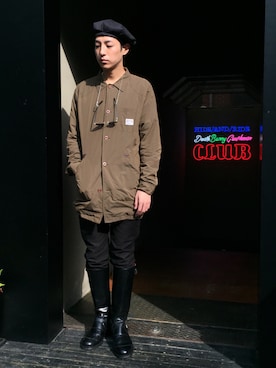 「fuct（ファクト）のアイテム（ジャケット/アウター）」を使った、hideandrideさん（メンズ・178cm）の秋コーディネート