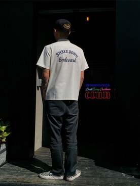 「RADIALL（ラディアル）のアイテム（キャップ）」を使った、hideandrideさん（メンズ・177cm）の秋コーディネート